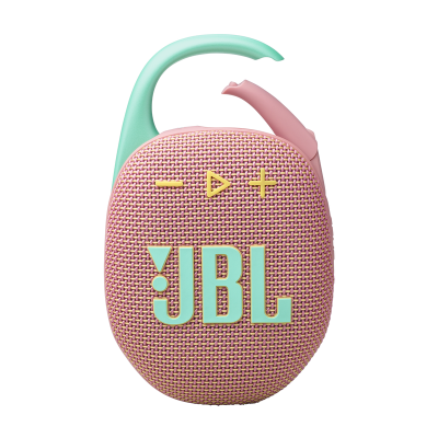 JBL Clip 5 Ultra Portable Bluetooth Speaker in Pink - JBLCLIP5PINKAM