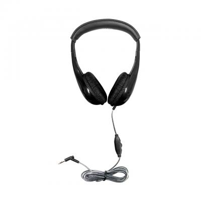 HamiltonBuhl Motiv8 TRS Classroom Headphone with In-line Volume Control - M8BK1