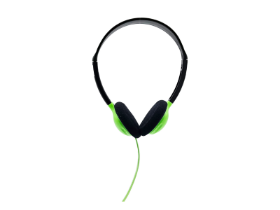HamiltonBuhl Personal On-Ear Stereo Headphone in Green-HA2GRN